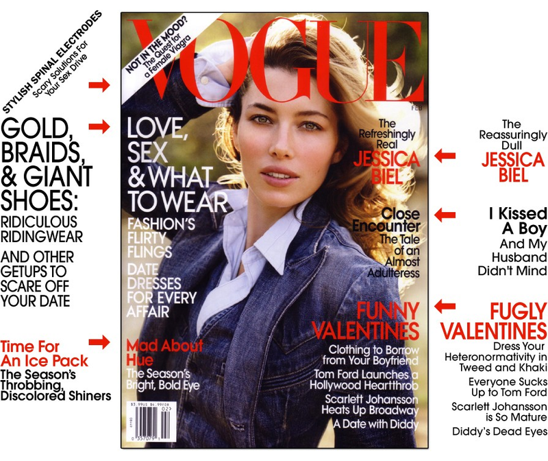 Illustration for article titled Vogue: Jessica Biel Makes Us Feel Good About Ourselves